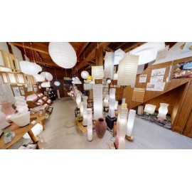 【日本製和紙照明】和風照明1灯ペンダントライト　クラウド　SPN1-1134　揉み紙　電球別売