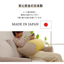 クッション 寄りかかり 日本製 オーガニックコットン 綿100% 無地 洗える 背もたれ 『クララ 寄りかかり』