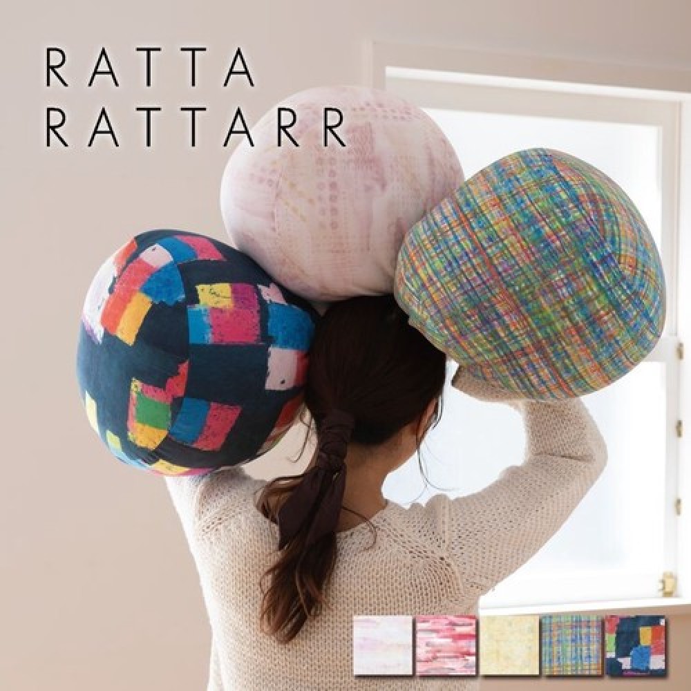 ふわコロンクッション クッション ラッタラッタル RATTA RATTARR × adorno 秋冬新作