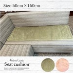 BIG SALE 50%OFF シートクッション ロング マイクロファイバー カバー インテリア 家具 おしゃれ 即納