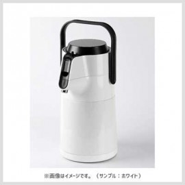 エアーポット 2.2L ステンレス パール金属 エコステージ ホワイト ブラック