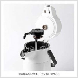 エアーポット 2.2L ステンレス パール金属 エコステージ ホワイト ブラック
