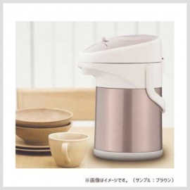 エアー ポット 2.5L ダブルステンレス パール金属 ホッとタイム