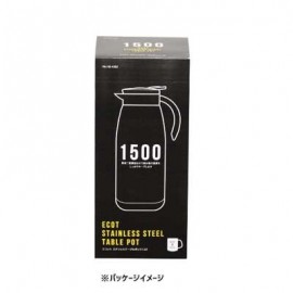 テーブルポット 1.5L ステンレス パール金属 エコット HB-4382「新作」