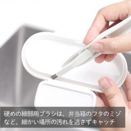 【複雑な形・細かい場所のすみずみまできれいに】すみっこブラシ