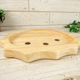 ボヌール Bonheur 24×21cm ランチプレート ライオン らいおん 動物 アニマル 木製 木 子供 キッズ 食器