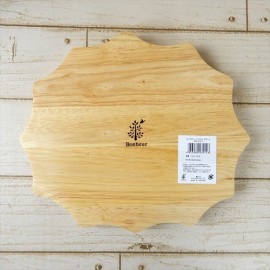 ボヌール Bonheur 24×21cm ランチプレート ライオン らいおん 動物 アニマル 木製 木 子供 キッズ 食器