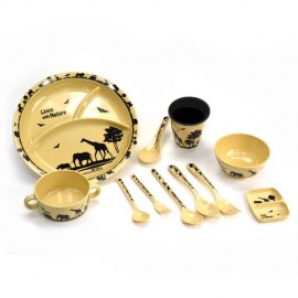 ＜食器・キッチングッズ＞メラミン食器 サファリデザイン ワンプレート No.404-413