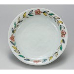 【九谷焼】7号パスタ皿　花葉文
