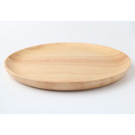 季節の野菜・おかず入れなど多種多様【定番】wooden plate/サークルプレート24cm