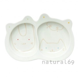 【重山陶器】【コパン】　仕切り皿＜波佐見焼＞
