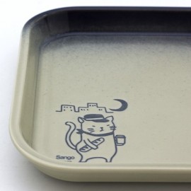 【サンゴー】6818 ランチセット（ねこ）〈もりくま・まちねこ〉※在庫数お問い合わせください「新作」