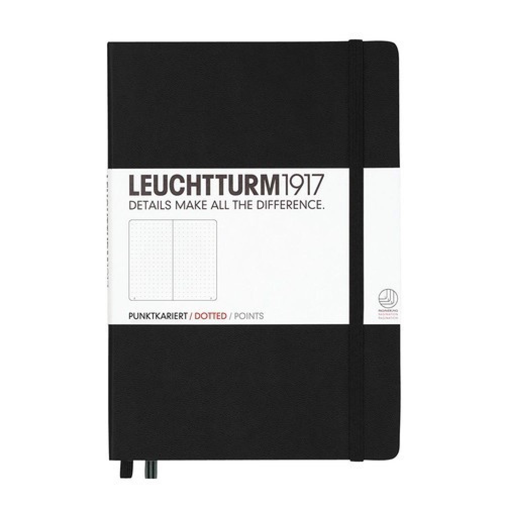 【ロイヒトトゥルム】LEUCHTTURM1917  A5ノート  Black
