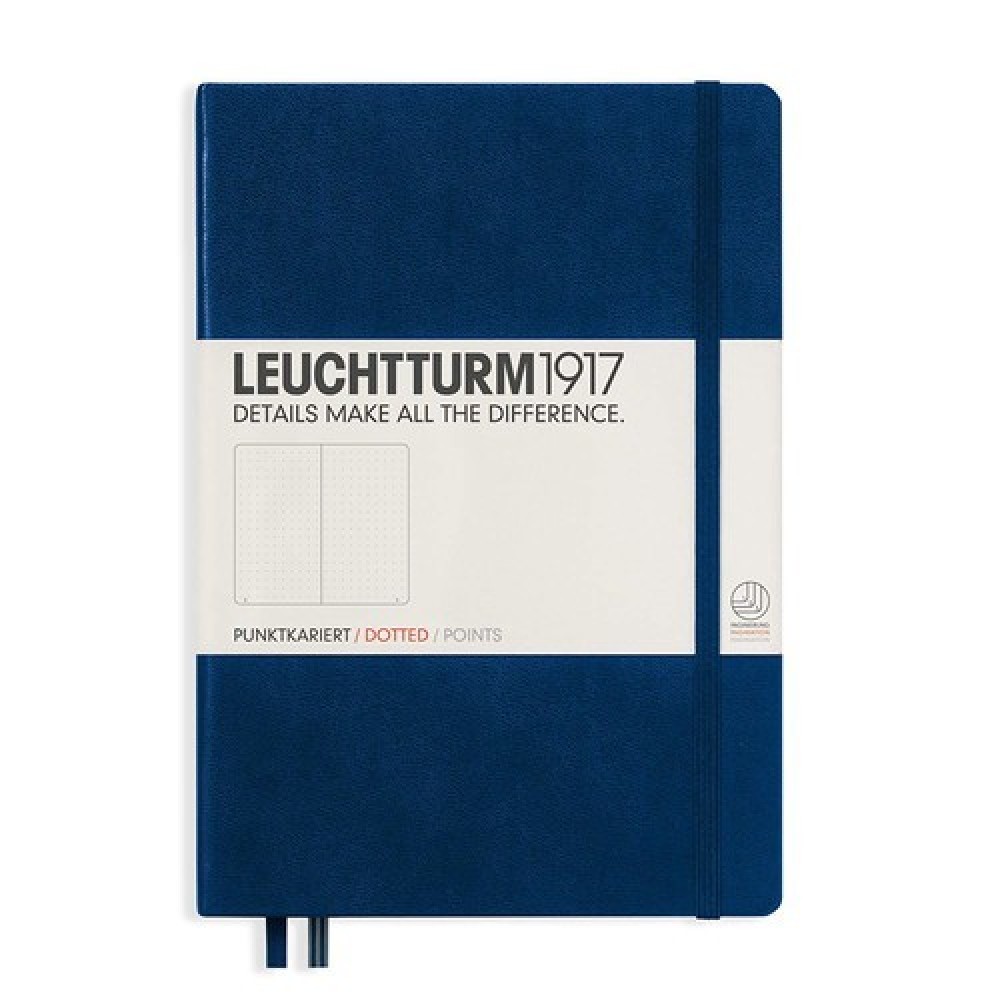 【ロイヒトトゥルム】LEUCHTTURM1917  A5ノート  Navy