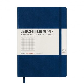 【ロイヒトトゥルム】LEUCHTTURM1917  A5ノート  Navy