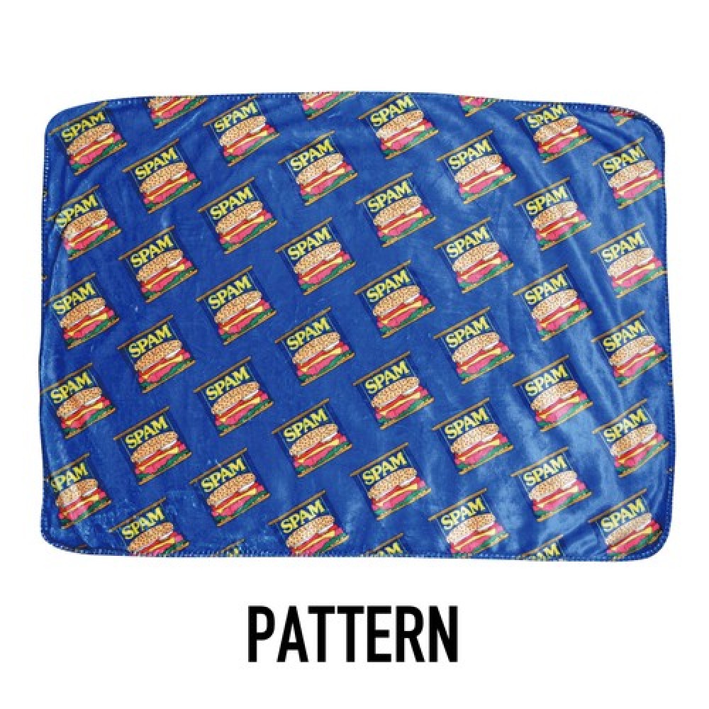 SPAM BLANKET【PATTERN】ブランケット ひざ掛け スパム Hawaii アメリカン雑貨