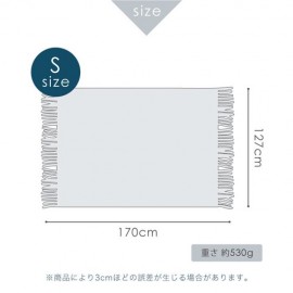 ブランケット Sサイズ 127×170cm Mサイズ 127×220cm スローケット ニットブランケット