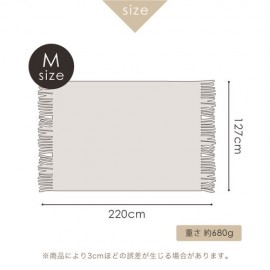 ブランケット Sサイズ 127×170cm Mサイズ 127×220cm スローケット ニットブランケット
