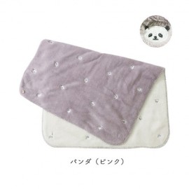 アニマル刺繍ブランケット