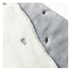 アニマル刺繍ブランケット