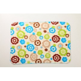 お値打ち　北欧柄ブランケット フラワーB