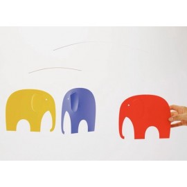 【北欧】[Flensted Mobiles]エレファント パーティー《モビール》