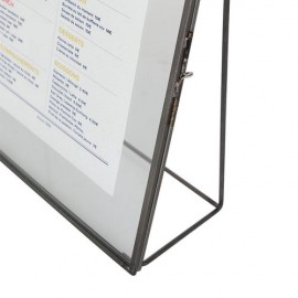 DULTON (ダルトン) テーブル ダブルガラスフレームスタンド A4 TABLE DOUBLE GLASS  FRAME [RN-0399-A4]