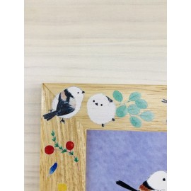 フォトフレーム☆ボタニカルシマエナガ【鳥】