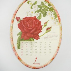 カレンダー　オーバル　クラシックローズM