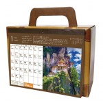 10万円貯まるカレンダー2023（トランク型）【カレンダー/貯金箱/旅行/10万円/20万円/2023】秋冬新作