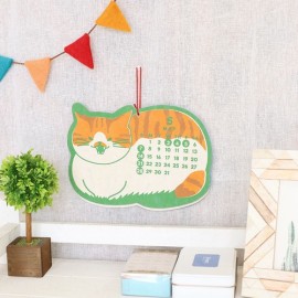 【特価】シェイプカレンダー　にゃんこ