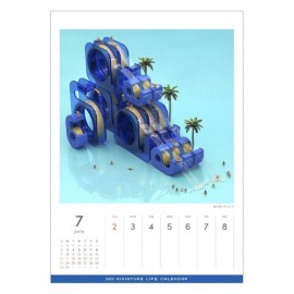 【取り寄せ品】MINIA TURE LIFE CALENDAR 壁掛けカレンダー