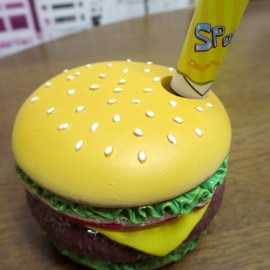 ハンバーガー  ペン立て