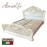 ★歳末特価★AMALFI クイーンベッド IVORY
