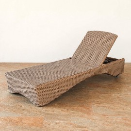 【別途送料】【直送可】サンベッド シンセティックヒヤシンス アウトドア家具 ガーデン家具 アジアン